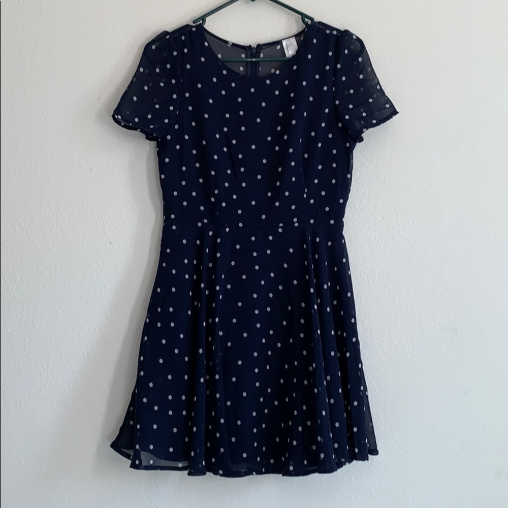 Polkadot Dress size Medium polyester